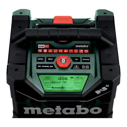 Metabo RC 12 18 32 W BT DAB+ cordless construction site radio 12 - 18 V IP 54 ( 600779850 ) - without battery, without charger