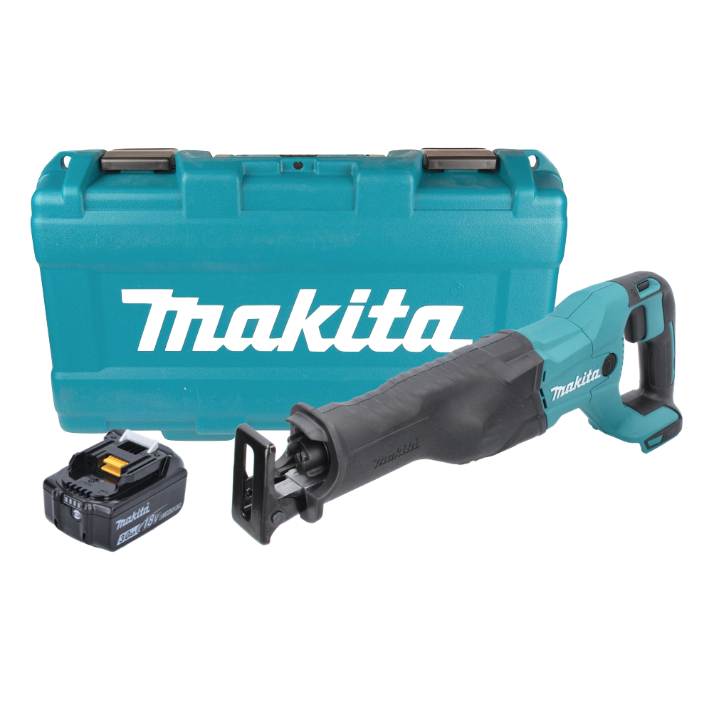 Makita DJR 186 F1K Cordless Reciprocating Saw 18 V 1x battery