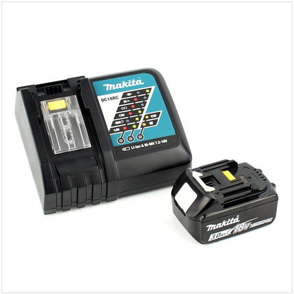 Makita DCL 180 RF1 B Akku Staubsauger 18 V Schwarz + 1x Akku 3,0 Ah + Ladegerät - Toolbrothers