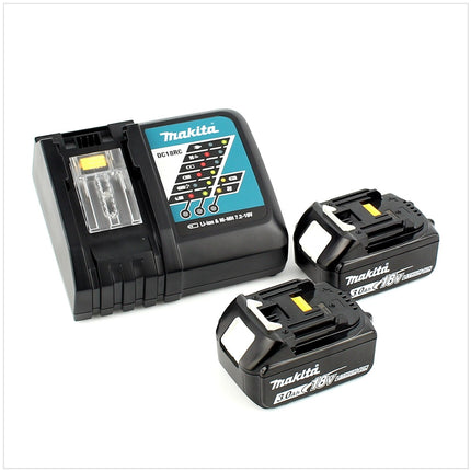 Makita DHP 453 RFJ Akku Schlagbohrschrauber 18V 42Nm + 2x Akku 3,0Ah + Ladegerät + Makpac - Toolbrothers