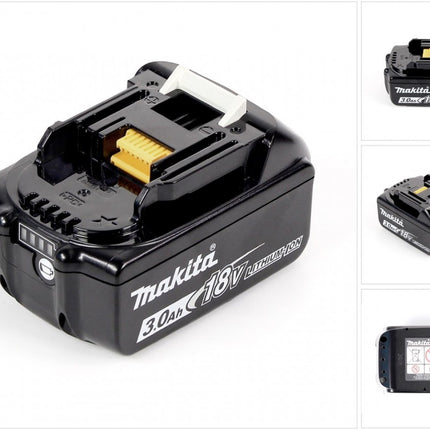 Makita BL 1830 B Akku 18 V 3,0 Ah / 3000 mAh Li-Ion mit LED Anzeige ( 197599-5 )