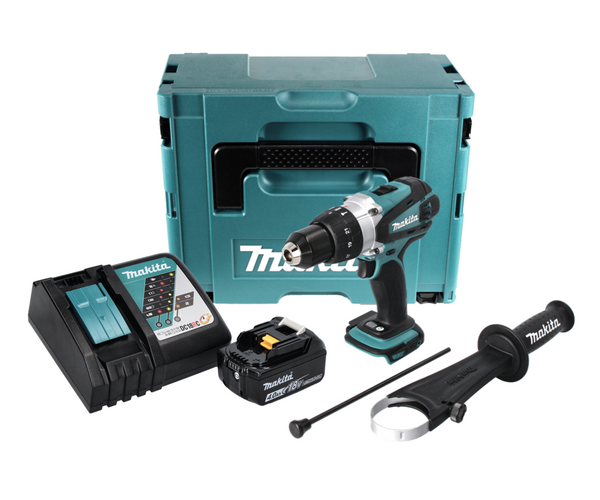 Makita DHP 458 RM1J cordless impact drill 18 V 91 Nm 1x