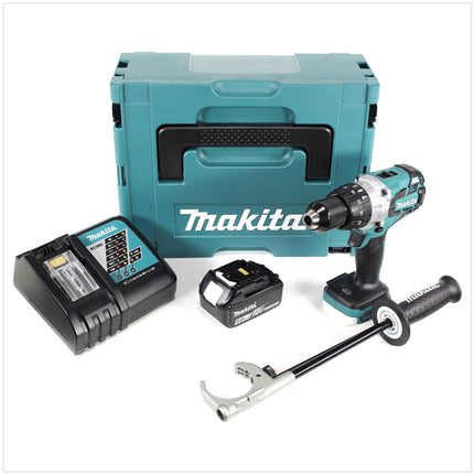 Makita DHP 481 RT1J 18 V Akku Schlagbohrschrauber Brushless 115 Nm im Makpac mit 1x 5Ah Li-Ion Akku und Ladegerät - Toolbrothers